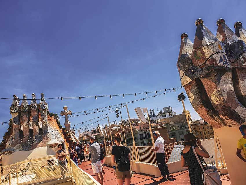 billet casa batllo terrasse rooftop