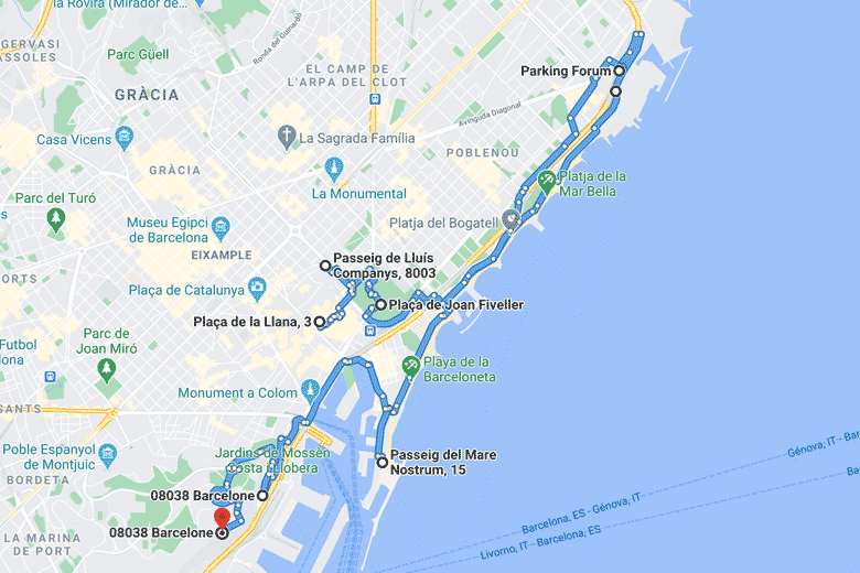 balade velo barcelone