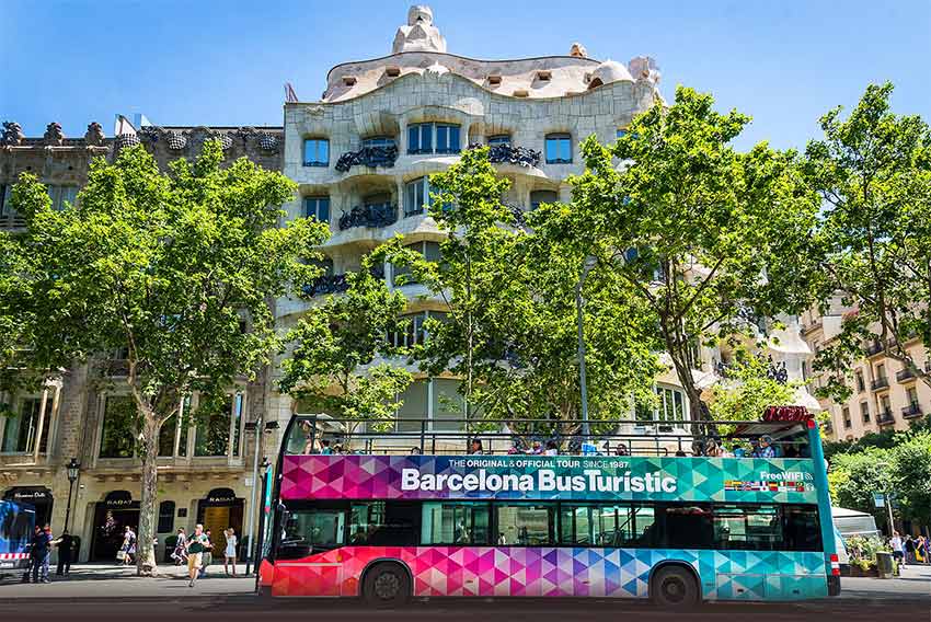 bus touristique barcelone
