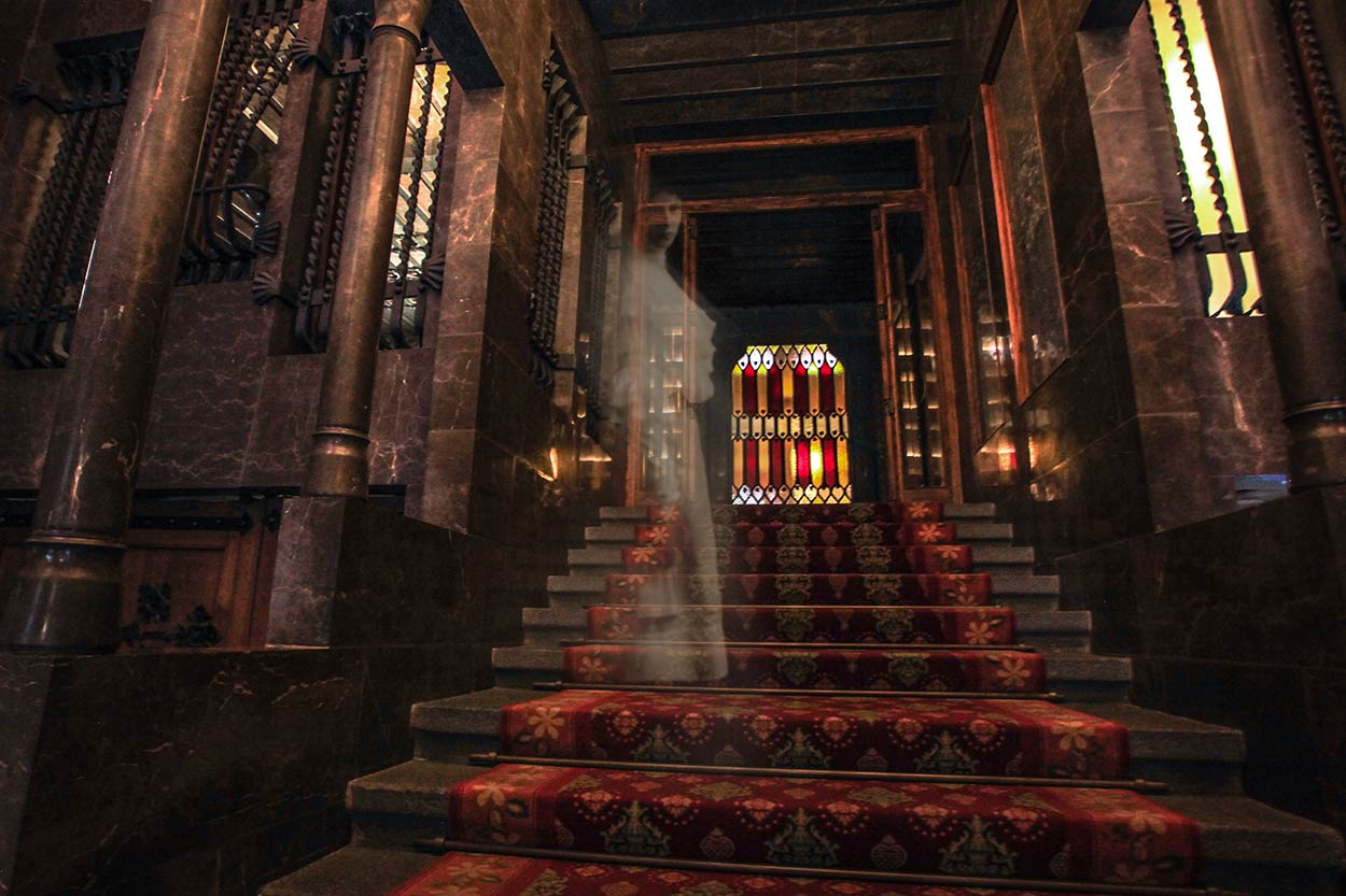 fantome palau guell barcelone