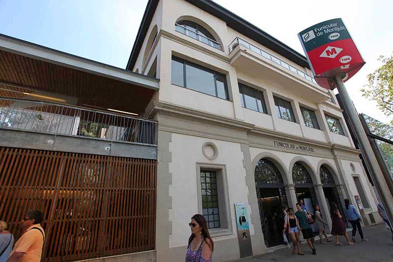 funicular montjuic barcelona