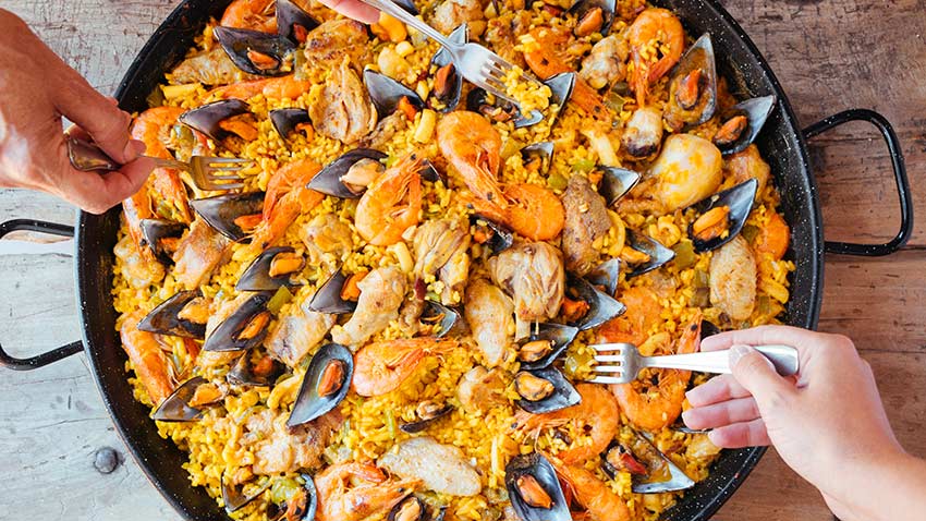 restaurant Paella Barcelone