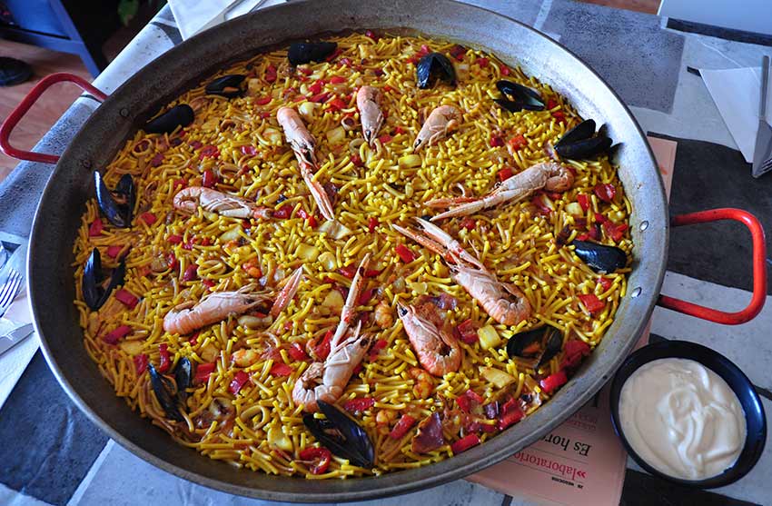 restaurant Paella Barcelone