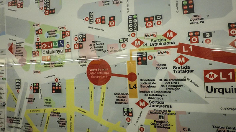 plan metro barcelone
