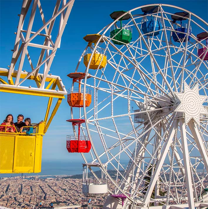 billet parc tibidabo barcelone