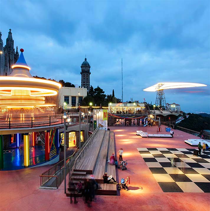 billet parc tibidabo barcelone