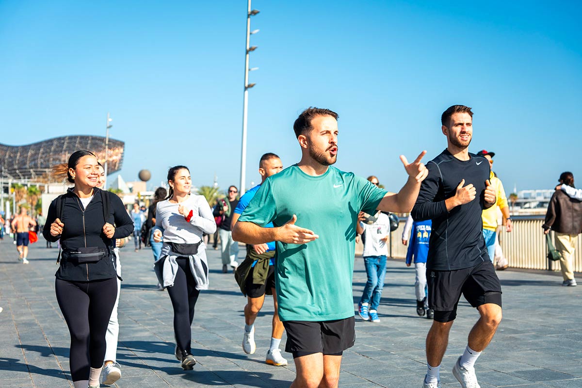running a barcelone