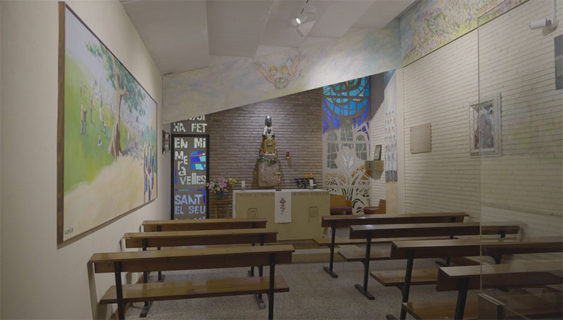 chapelle stade barcelone camp nou